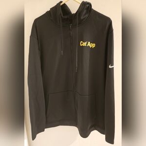 Caterpillar Tractor CAT Workwear Sweatshirt Trademark Full Zip Hoodie Men’s XL